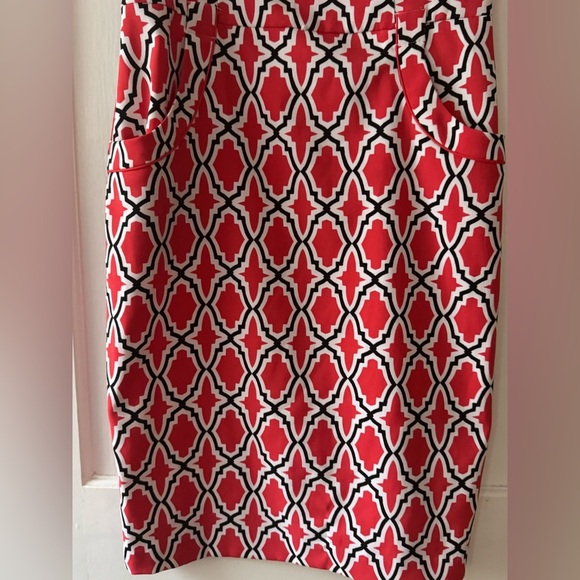 London Times Pink, Black and White Patterned Mini Dress size 10 - Picture 4 of 9